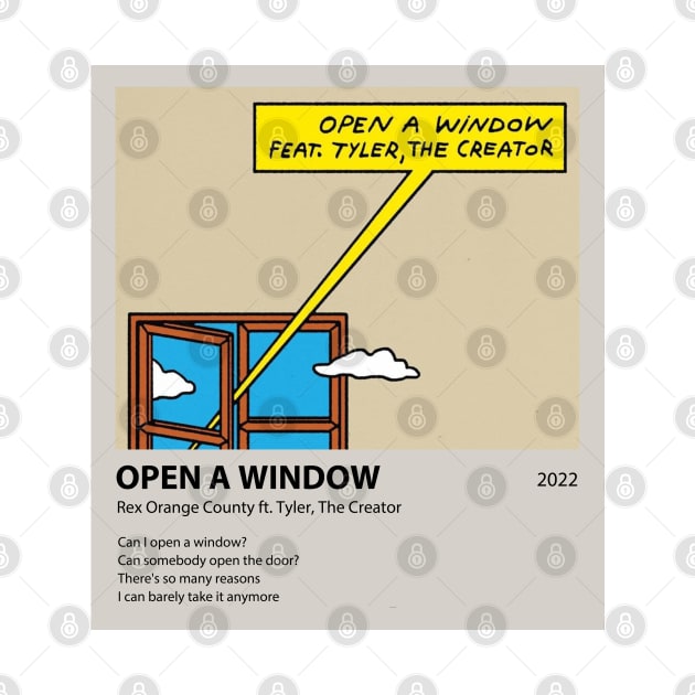 OPEN A WINDOW Poster Design by thestanstore