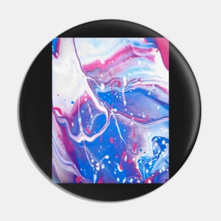 Cotton Candy Colored Acrylic Pour 2 Pin