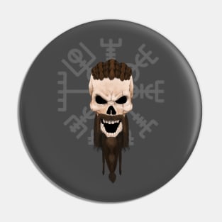 Skull & compass Pin