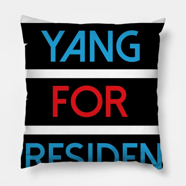 Andrew Yang For President 2020 Pillow by Bobtees