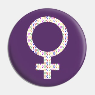 Female Symbol Feminist Pin