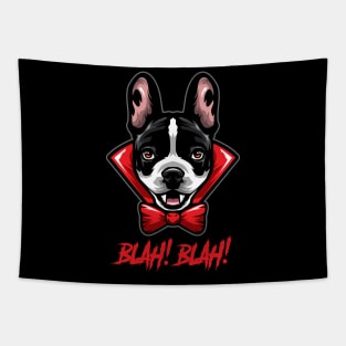 Halloween French Bulldog Vampire Tapestry