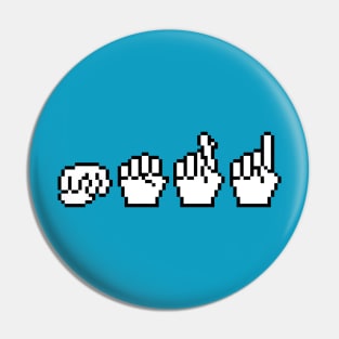 Sign Language - Nerd Pin