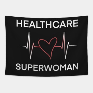 Heartbeat of a Healthcare Superhero Tapestry