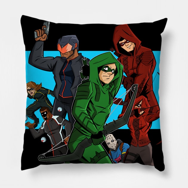 Arrowverse Pillow by Jetnder