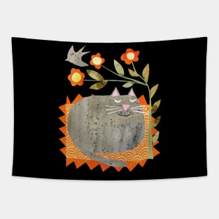 Sleeping Cat Tapestry