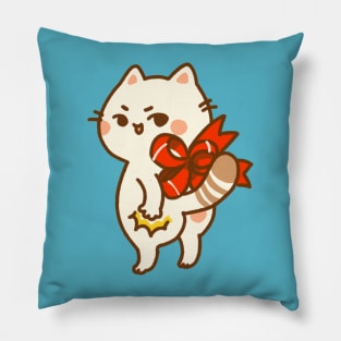 Smack Dat Cute Kitty Pillow