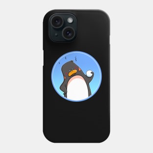 Penguin with Snowball Phone Case