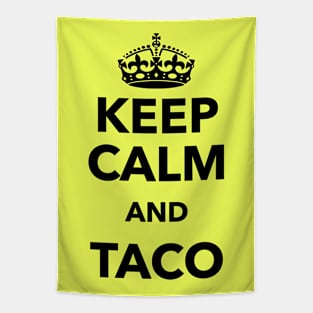 Keep Calm and TACO Tapestry