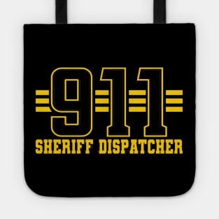 First Responder Shirt, 911 Dispatcher Shirt, Thin Gold Line Police Shirt, Dispatch Gifts for CHP Operator, Dispatcher Flag Shirt for Sheriff Tote