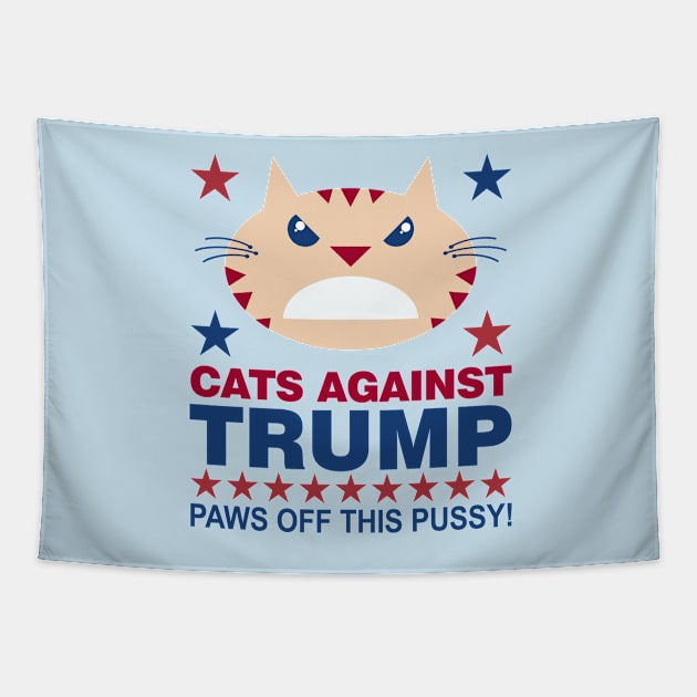 Cats Against Trump Tapestry by DavesTees