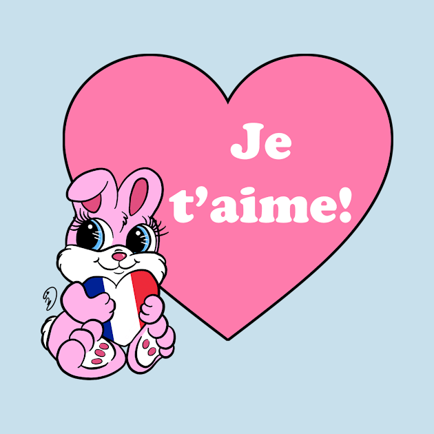 "Je T'aime!" Bunny (French) by Rola Languages