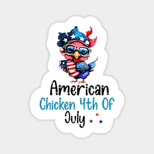 Patriotic Poultry Parade Magnet