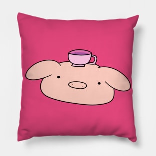 Teacup Pig Face Pillow