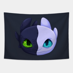 Night Fury and Light Fury Tapestry