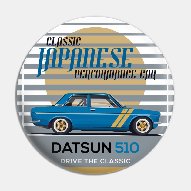 Datsun 510 - Classic Japanese Performance Car Pin by Ajie Negara