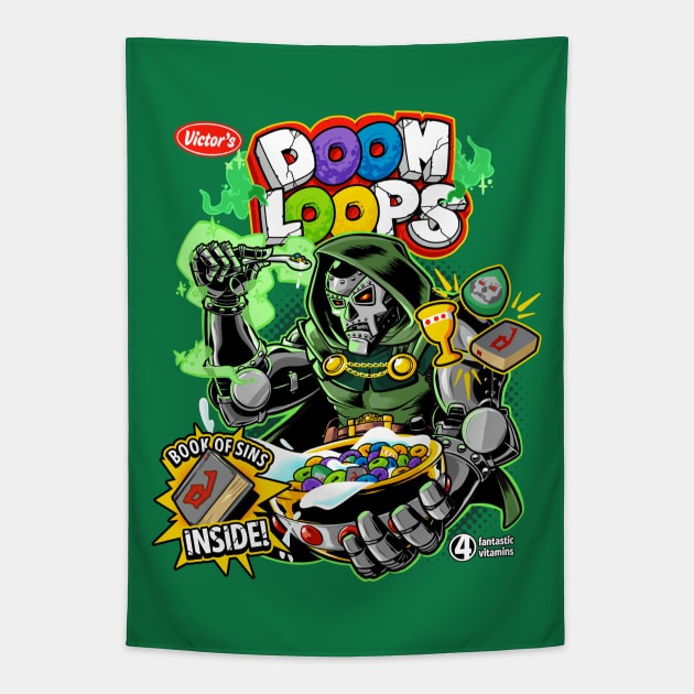 Doom Loops Tapestry by harebrained