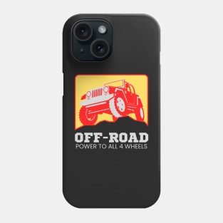 OFFROAD ( Power to all 4 wheels ) Phone Case