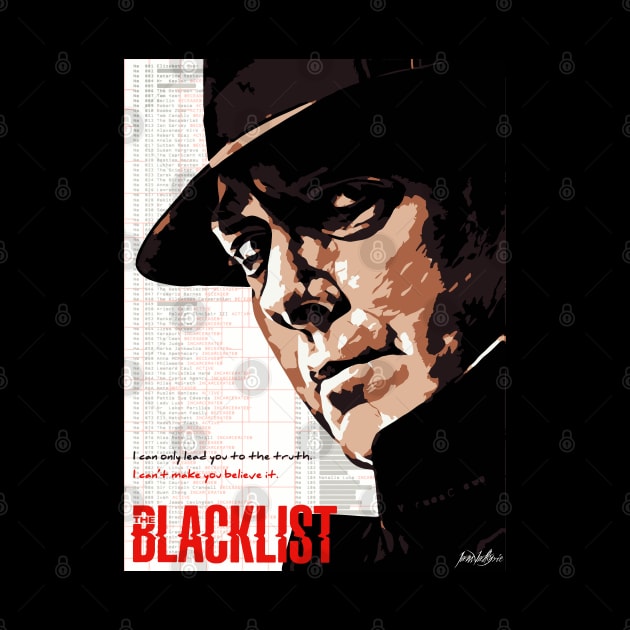 Red Reddington Fan art Poster by IamValkyrie