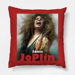 Janis Joplin Pillow