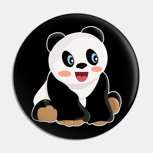 Cute panda panda bear Pin by HBfunshirts