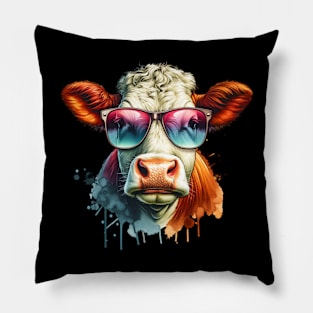 Hereford Cow Pillow