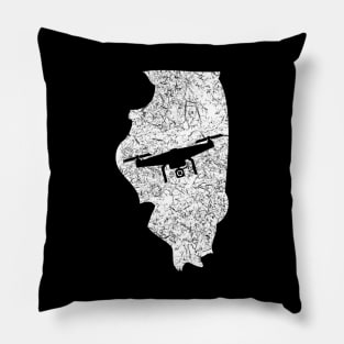 Illinois Drone Pilot Pillow