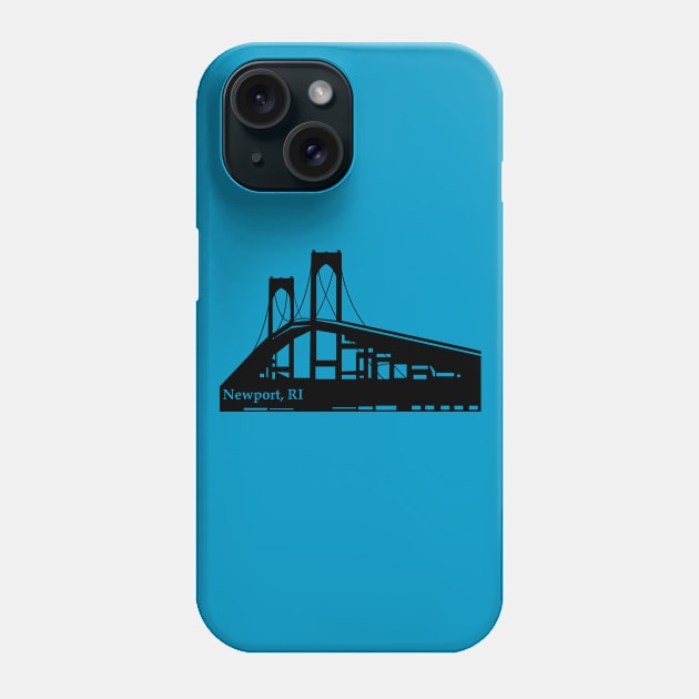 Newport Bridge RI Phone Case by ACGraphics