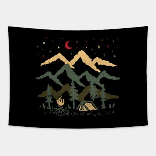 Night Camping Tapestry