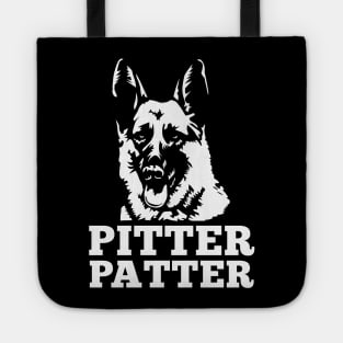 German Shepherd Pitter Patter Cute Gift Tote