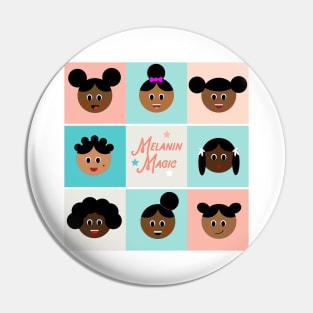 Melanin Magic Afro Puffs Pin