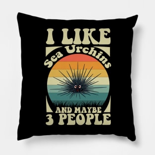 Sea urchin Funny & humor Sea urchins Cute & Cool Art Design Lovers Pillow