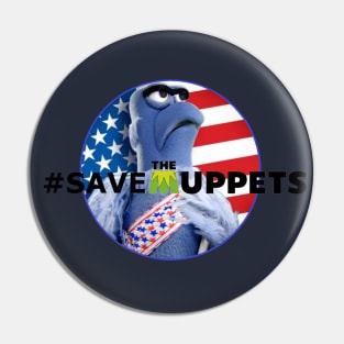 Save the Muppets - Sam Eagle Pin