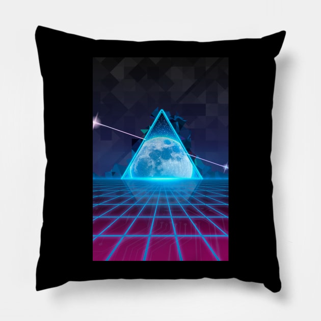 Space grid Pillow by Kiboune