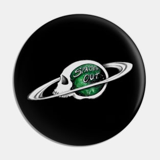 Spaced Out- Green Pin