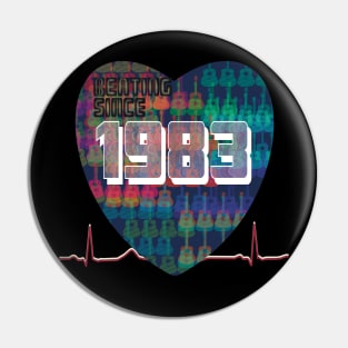 1983 - Heart Beating Since Pin