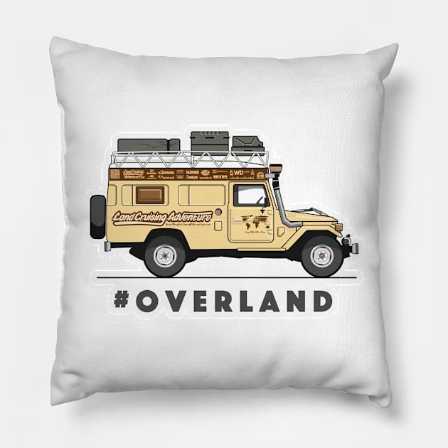 #OVERLAND Pillow by landcruising