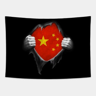 China Flag Chinese Roots DNA Pride Gift Tapestry