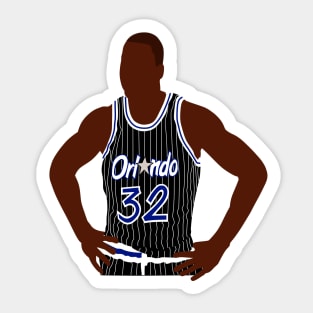 Shaquille O'Neal Shaq basketball jersey iPad Case & Skin for Sale by  Stickers Redbubble