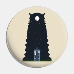 The Police Box On The Night Pin