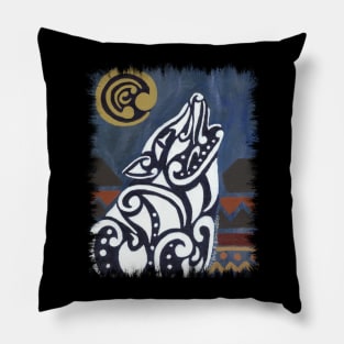 Legend of the White Wolf Pillow