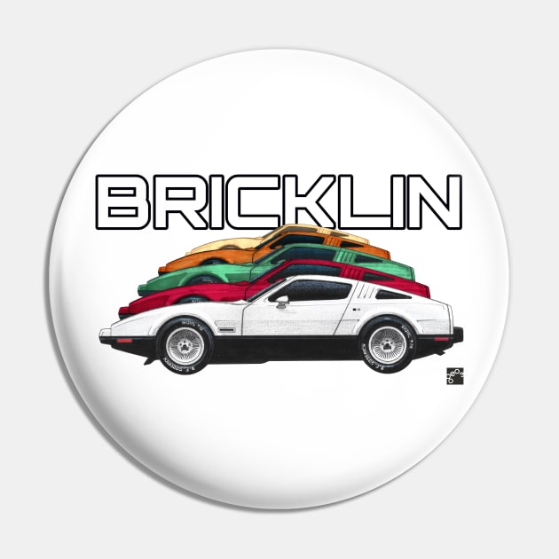 Geo3Doodles BRICKLIN Doodle Pin by Geo3doodles