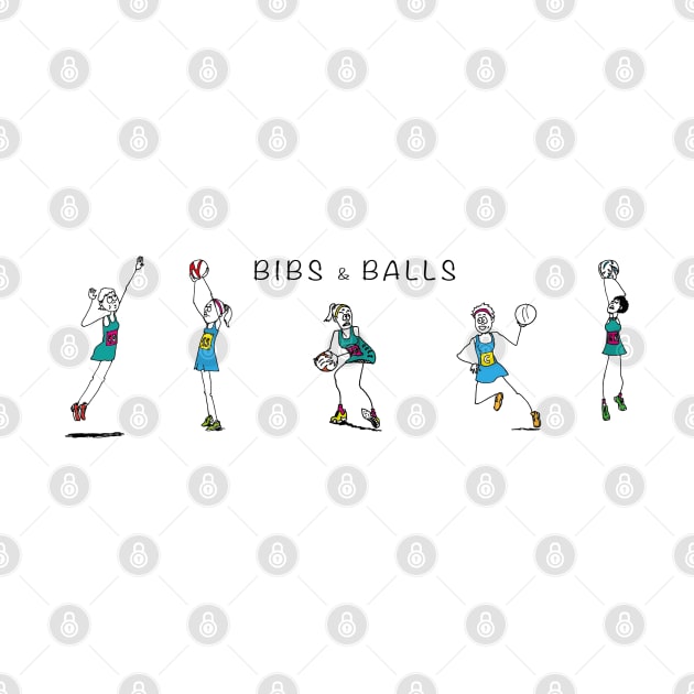 Netball - Bibs & Balls by dizzycat-biz