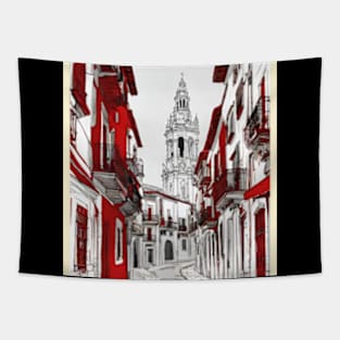 Spain vintage travel tourism 2 Tapestry