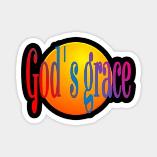 God's grace Magnet