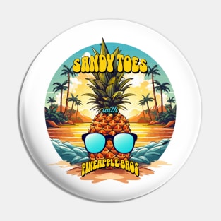 Sandy Toes With Pineapple Bros Pin