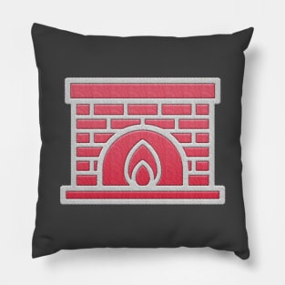 Cute Fireplace Pillow