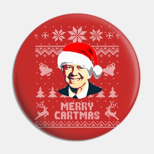 Jimmy Carter Merry Cartmas Pin