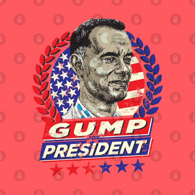 Gump For President by Alema Art