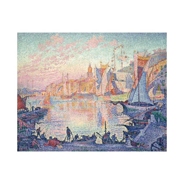 The Port of Saint-Tropez by Paul Signac by Classic Art Stall